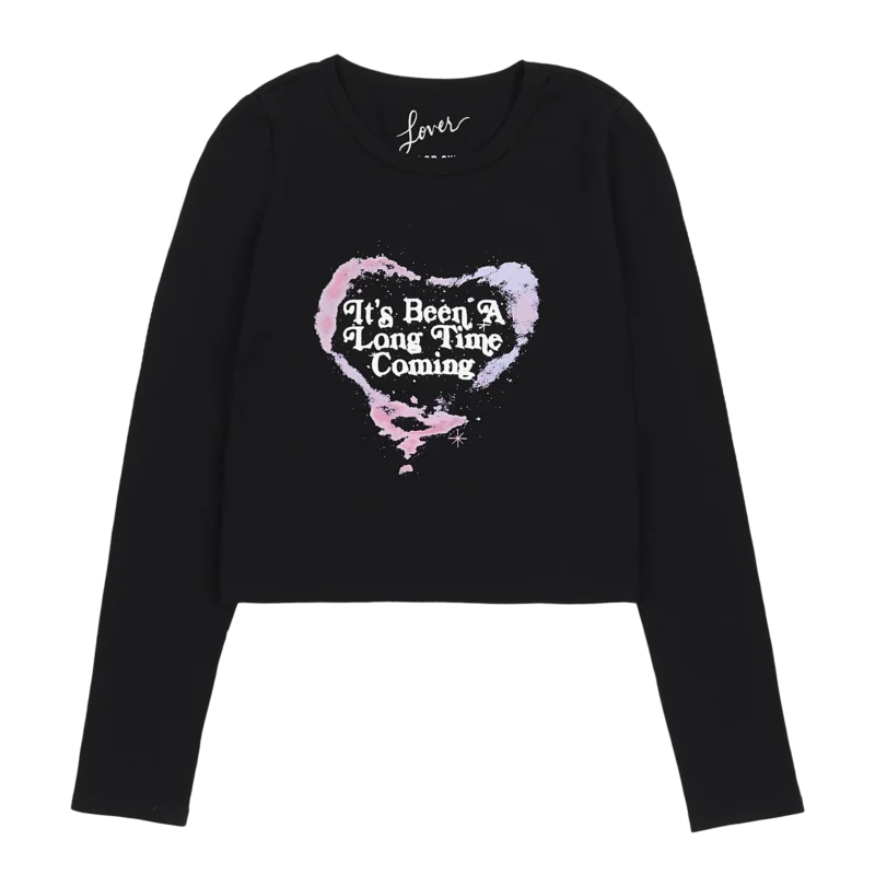 It's Been A Long Time Coming Cropped Longsleeve T-Shirt