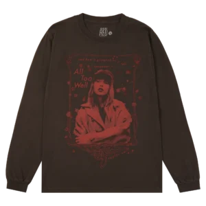 Red (Taylor's Version) Glistened As It Fell Longsleeve T-Shirt