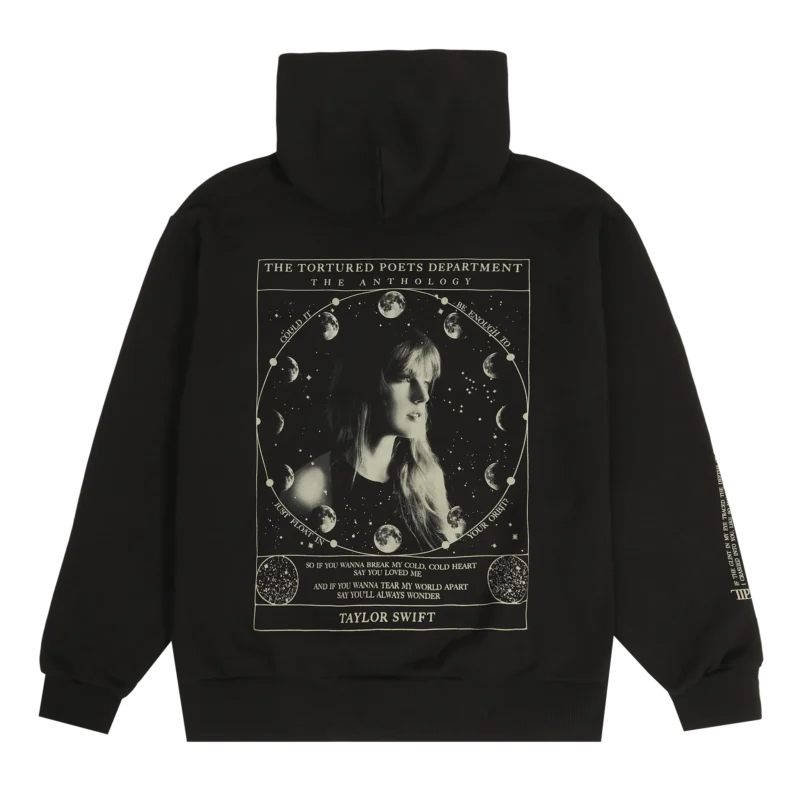 Say You'll Always Wonder Black Hoodie back