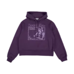 The Story Of Us Purple Crop Hoodie